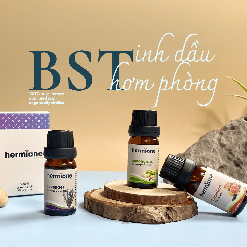 Tinh Dầu Thơm Phòng Hermione Natural Life, Thơm Dịu Nhẹ, 10ml
