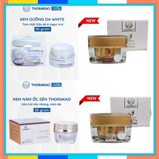  CHÍNH HÃNG  KEM NÁM ỐC SÊN THORAKAO 30G KEM DƯỠNG ỐC SÊN ĐÊM  NGÀY KEM DƯỠNG DA DÊ 