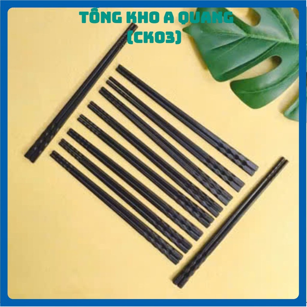 10 ĐÔI ĐŨA NHỰA LƯỢN SÓNG,  Đũa Nhựa Phip Đen - DUANHUA897