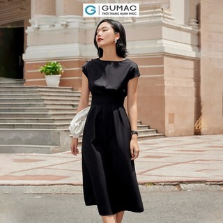 Đầm nữ GUMAC ly xếp eo LD0919 
