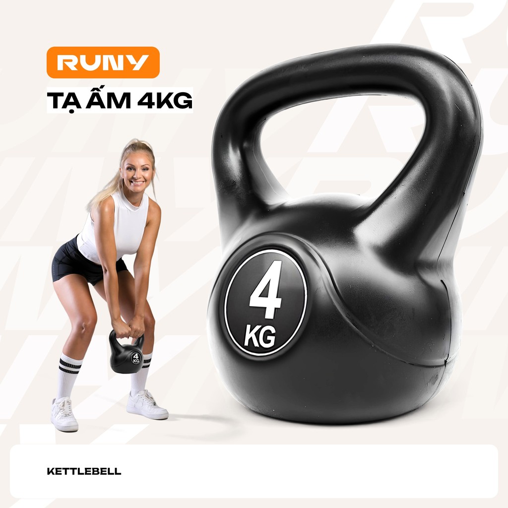 [1 Cái] Tạ Bình Vôi, Tạ Chuông 4kg Tập Squat, Tạ Ấm Dụng Cụ Thể Thao Tại Nhà Chống Đẩy - TaAm-4kg