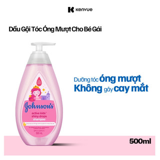  Dầu gội óng mượt cho bé Johnson's Active Kids Shiny Drops Shampoo 500ml - Dung tích 500ml - 800ml - 100979999 