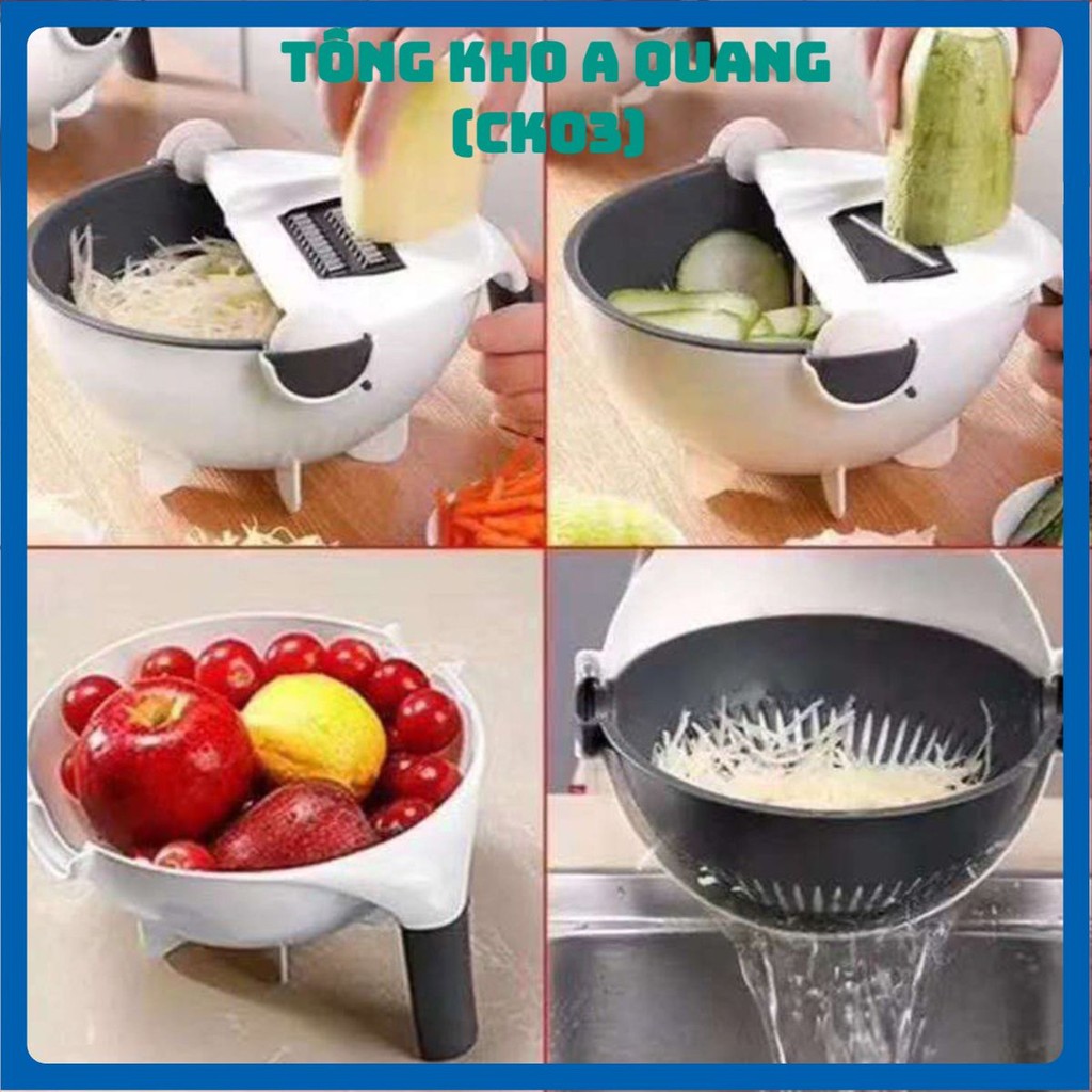 Bộ Rổ Nạo Rau Củ Quả Nhà Bếp 7 Chi Tiết Đa Năng,  Dụng Cụ Nạo Rau Củ Quả Đa Năng,  Bộ Dụng Cụ Nạo Bà