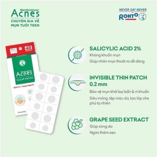 Miếng Dán Mụn Clear Patch Acnes 48 Miếng