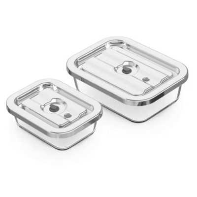 Bộ 2 hộp bảo quản thực phẩm thủy tinh Electrolux - EVGB1