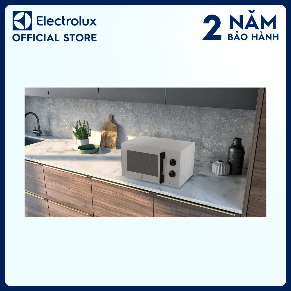 Lò vi sóng 20L Electrolux EMM20K22W 800w - 5 chương trình nấu, rã đông, hâm nóng nhanh | BigBuy360 - bigbuy360.vn