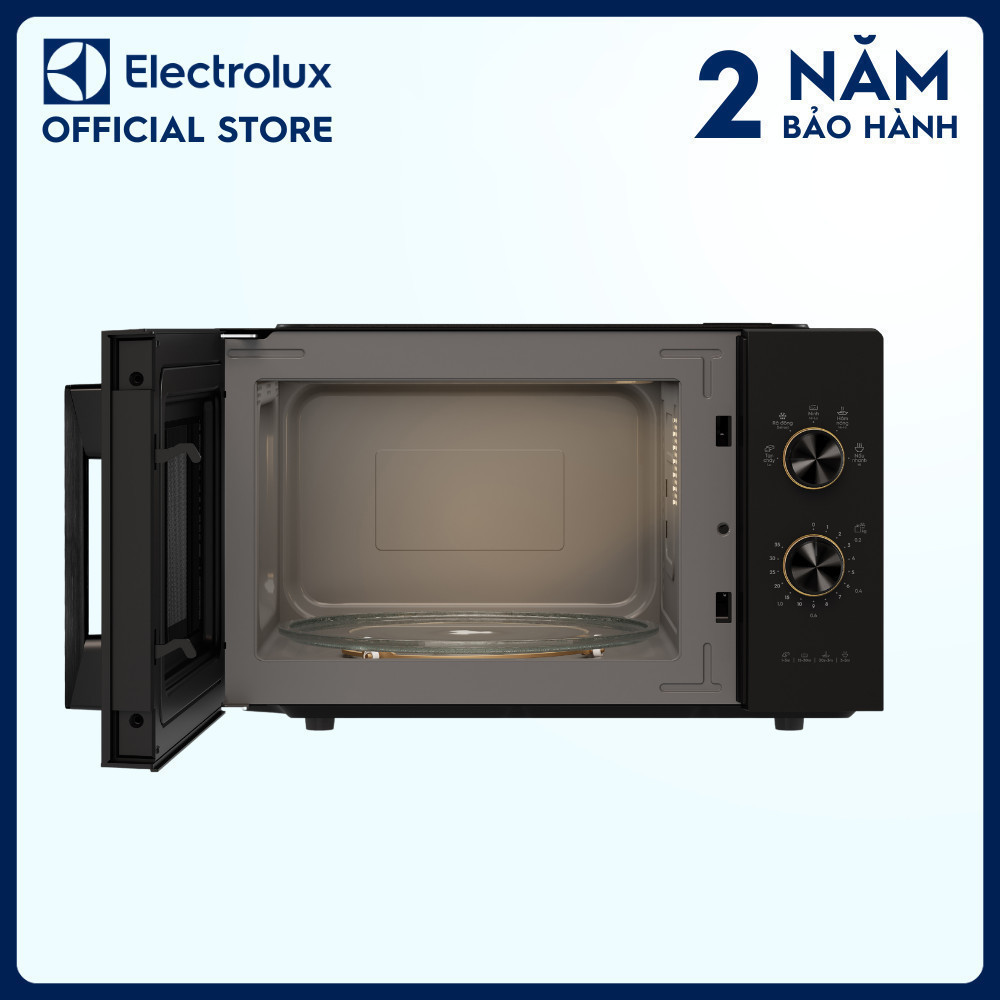 Lò vi sóng 23L Electrolux EMM23K22B 800w - 5 chương trình nấu, rã đông, hâm nóng nhanh | BigBuy360 - bigbuy360.vn