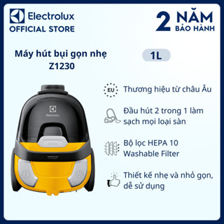 Máy hút bụi cầm tay dạng hộp Electrolux CompactGo - Z1230 - Đầu hút 2 trong 1 siêu gọn nhẹ 