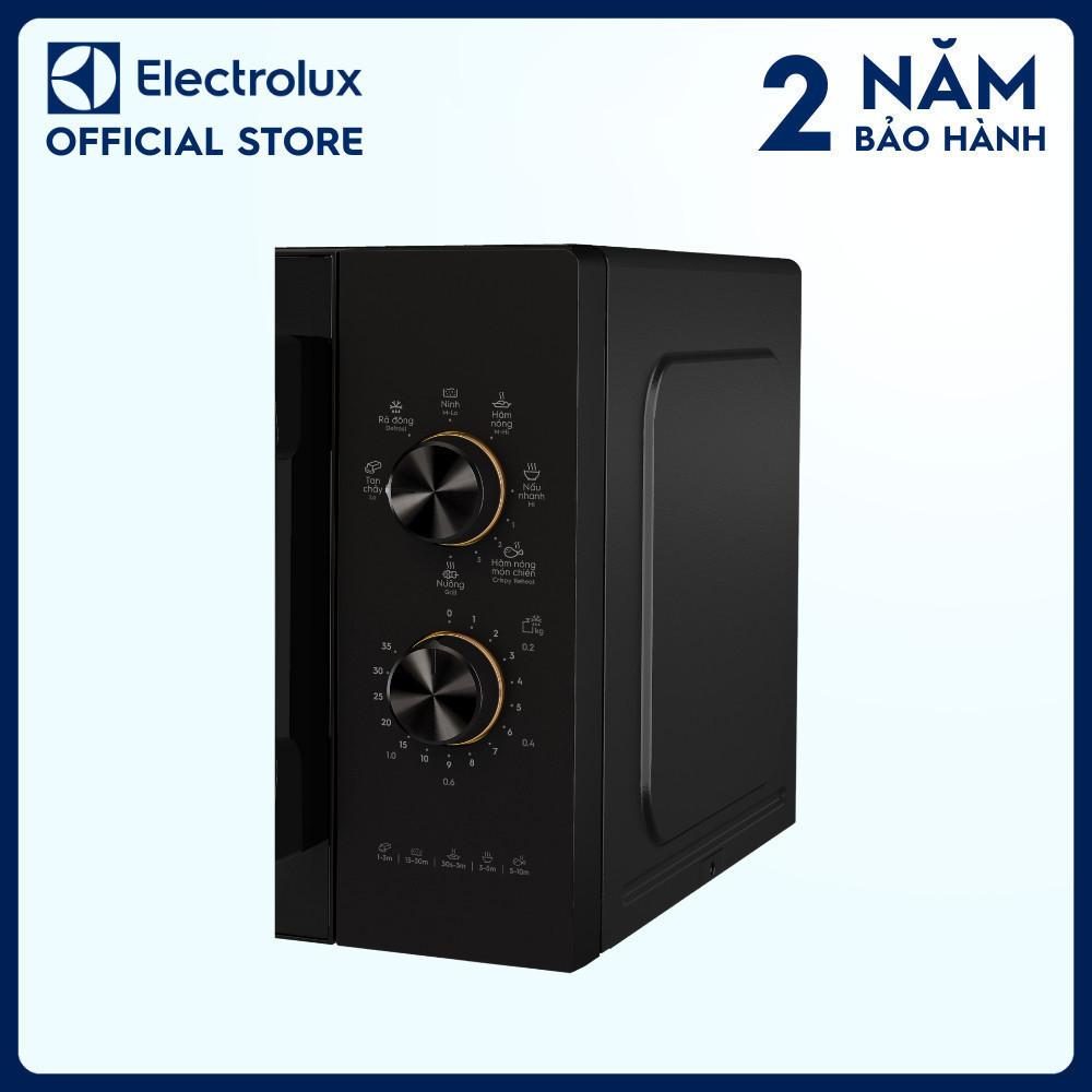Lò vi sóng để bàn tích hợp nướng đối lưu Electrolux 23L UltimateTaste 300-EMG23K22B
