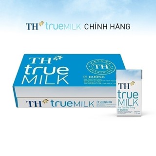 [LIVE STREAM] Thùng 48 hộp sữa tươi tiệt trùng TH true MILK ít đường 110 ml (110 ml x 48)