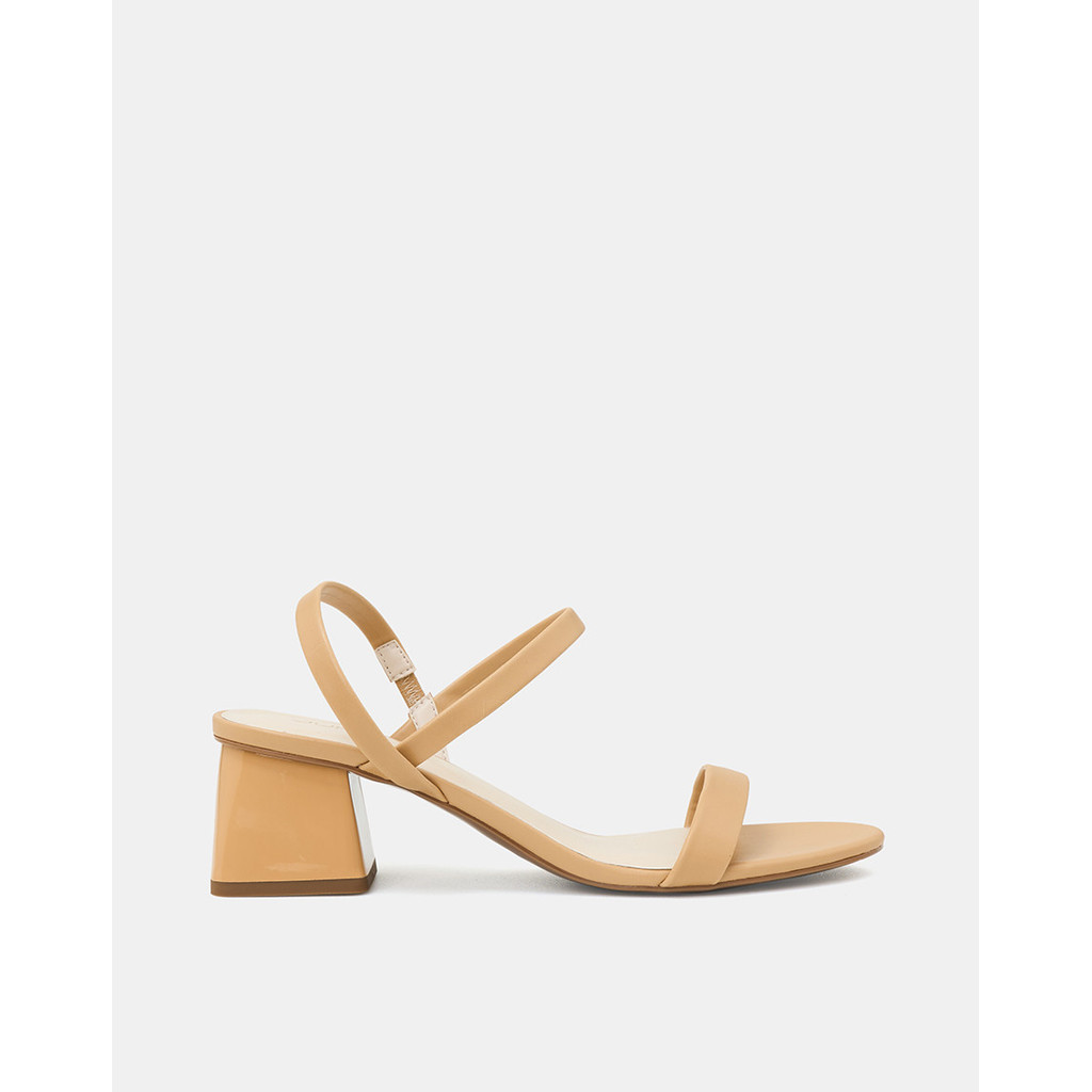 Giày Sandal Nữ 5cm Thời Trang JUNO Gót Thấp Quai Ngang SD05112