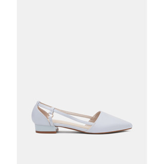 Giày Búp Bê Nữ 3cm Thời Trang JUNO Mũi Nhọn Cut Out Cách Điệu BB03021