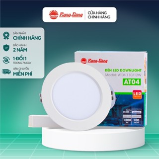 Đèn led âm trần Rạng Đông 9W, 12W, 7W AT04, Đèn downlight Rạng Đông sáng Trắng/Trung Tính/Vàng