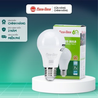 Bóng đèn LED BULB tròn 7W, 9W, 12W Rạng Đông, siêu sáng chính hãng