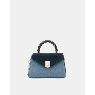 Túi Xách Nữ Thời Trang JUNO Cỡ Nhỏ Tay Cầm Xoắn Phối Charm Trang Trí TXN879