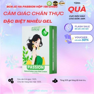  Bao cao su Ha Juncai  100 chiếc bcs Ultra Thin siêu mỏng nhiều gel bôi trơn nội địa Trung HAPUKO 