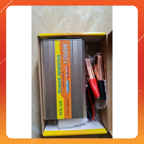Bộ đổi nguồn điện 12V lên 220V 1200W Inverter 12v 220v
