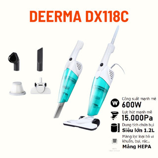 Máy hút bụi deerma dx118c - máy hút bụi cầm tay deerma dx115c