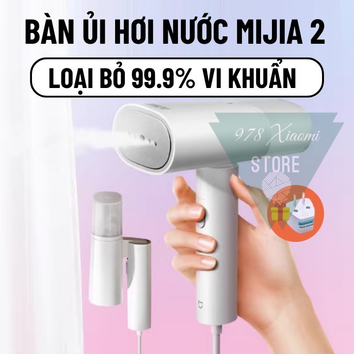 [Mijia] Bàn Ủi Hơi Nước Xiaomi Mijia Mjgtj02Lf - Bàn Là Hơi Nước Cầm Tay Xiaomi Mijia Mjgtj01Lf
