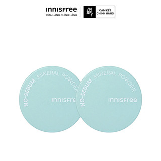 INNISFREE x Bộ 2 Phấn phủ kiềm dầu dạng bột innisfree No Sebum Mineral Powder 5g