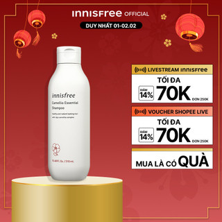 Dầu gội dưỡng tóc hương hoa trà innisfree Camellia Essential Shampoo 300ml