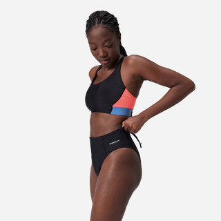 Quần Bơi Nữ Speedo Solid Hi Waist - Đen - 8-00392000334
