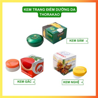 Kem trang điểm dưỡng da Thorakao kem nghệ 3g / Kem gấc 3g / Kem Sâm 7g