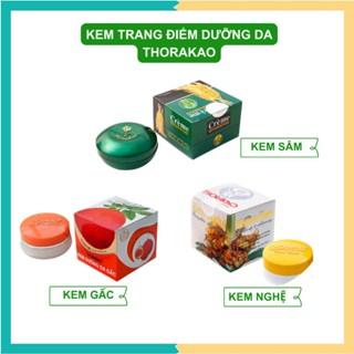 Kem trang điểm dưỡng da Thorakao kem nghệ 3g / Kem gấc 3g / Kem Sâm 7g