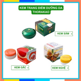 Kem trang điểm dưỡng da Thorakao kem nghệ 3g / Kem gấc 3g / Kem Sâm 7g