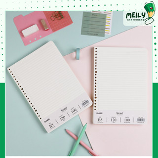  Ruột sổ còng A5,B5,A4 Klong caro-lined-chấm dotgrid,giấy refill binder nét đứt giấy định lượng cao 