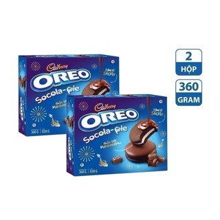 Bánh Oreo Socola Pie, 360G (Combo 2 Hộp)