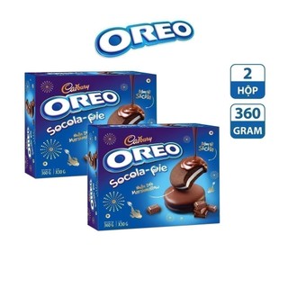 Bánh Oreo Socola Pie, 360G (Combo 2 Hộp)