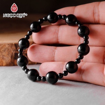 Vòng tay đá Obsidian - Ngọc Quý