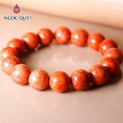 Vòng tay đá san hô đỏ - Ngọc Quý