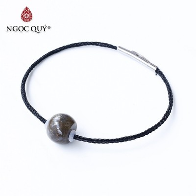 Vòng dây thép đá gỗ hóa thạch - Ngọc Quý