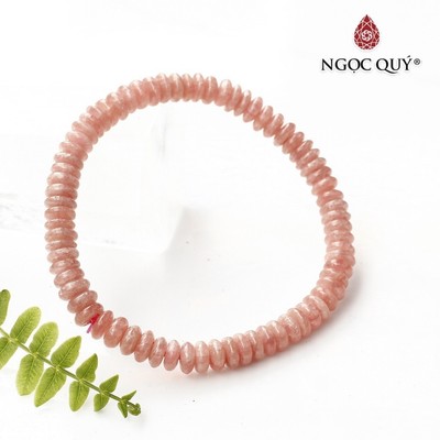 Vòng tay đào hoa bánh xe - Ngọc Quý