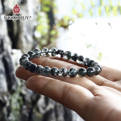 Vòng thạch anh ưu linh rêu xanh - Ngọc Qúy
