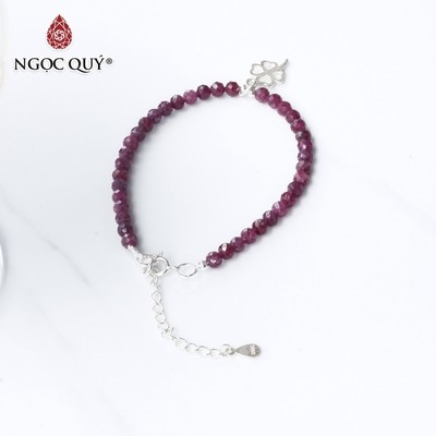 Vòng S925 đá garnet mẫu VC0348 - Ngọc Quý