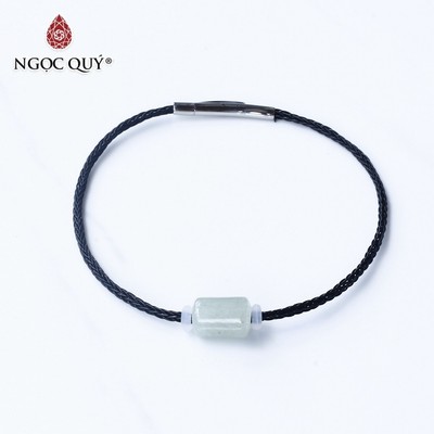 Vòng dây thép đá TA dâu xanh aventurine - Ngọc Quý