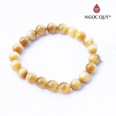 Vòng TA mắt hổ vàng tâm vip AAA - Ngọc Quý