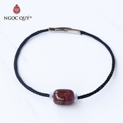 Vòng dây thép đá TML đỏ - Ngọc Qúy