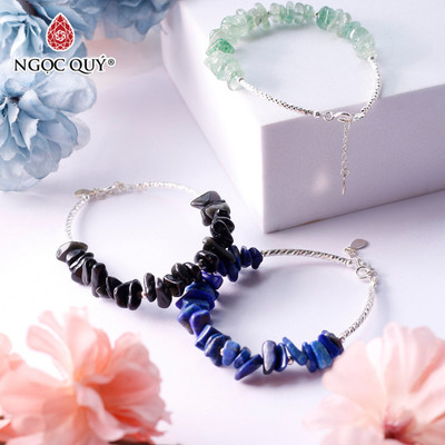 Lắc S925 đá thiên nhiên Mẫu VC1183 - Ngọc Quý