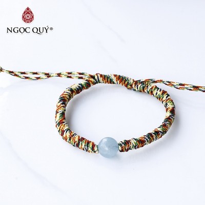 Vòng thắt dây đa sắc - Ngọc Quý