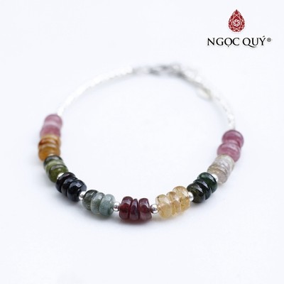 Vòng Tourmaline phối S925 - Ngọc Qúy