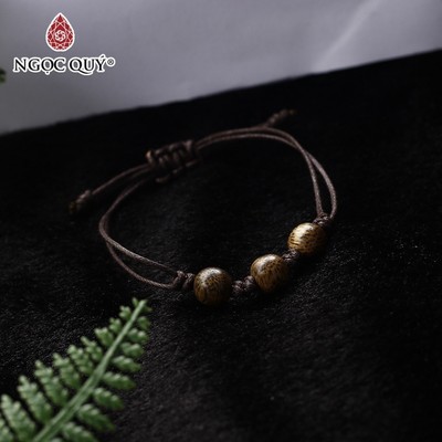 Vòng trầm tốc thắt dây - Ngọc Quý