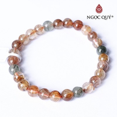 Vòng thạch anh tóc đa sắc - Ngọc Quý