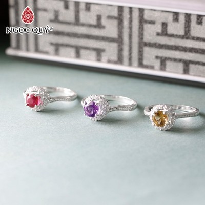 Nhẫn S925 hạt 5mm - Ngọc Quý