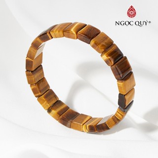  Vòng tay đá thạch anh mắt hổ bản tiger's eye quartz - Ngọc Quý 