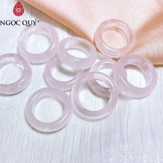  Nhẫn đá Thạch Anh Hồng - Ngọc Quý 