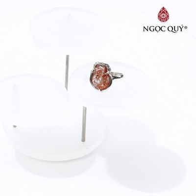 Nhẫn S925 hồ ly thạch anh tóc đỏ - Ngọc Quý